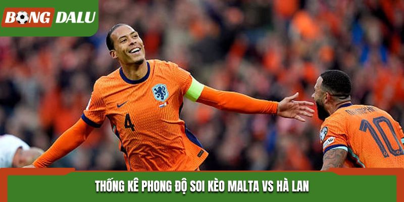 Soi kèo Malta vs Hà Lan từ thống kê thành tích ra sân